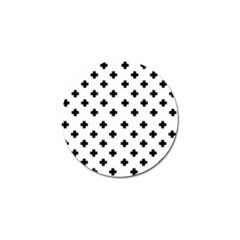 Swiss Cross Pattern Golf Ball Marker (4 Pack) by Valentinaart