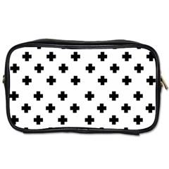 Swiss Cross Pattern Toiletries Bag (two Sides) by Valentinaart