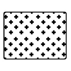 Swiss Cross Pattern Double Sided Fleece Blanket (small)  by Valentinaart