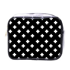 Swiss Cross Pattern Mini Toiletries Bag (one Side) by Valentinaart