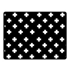 Swiss Cross Pattern Fleece Blanket (small) by Valentinaart