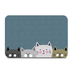 Cute Cats Plate Mats by Valentinaart