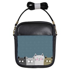 Cute Cats Girls Sling Bag by Valentinaart