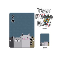 Cute Cats Playing Cards 54 Designs (mini) by Valentinaart