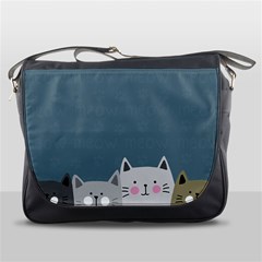 Cute Cats Messenger Bag by Valentinaart