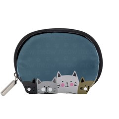 Cute Cats Accessory Pouch (small) by Valentinaart