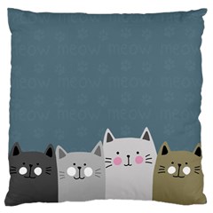 Cute Cats Standard Flano Cushion Case (two Sides) by Valentinaart