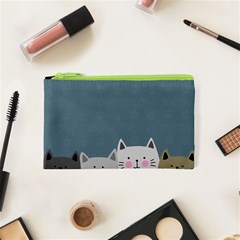 Cute Cats Cosmetic Bag (xs) by Valentinaart