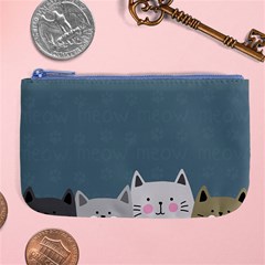 Cute Cats Large Coin Purse by Valentinaart