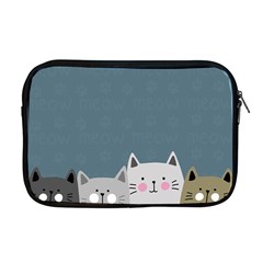 Cute Cats Apple Macbook Pro 17  Zipper Case by Valentinaart