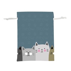 Cute Cats Lightweight Drawstring Pouch (s)