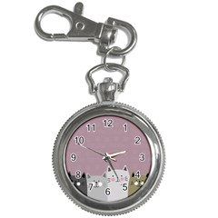 Cute Cats Key Chain Watches by Valentinaart