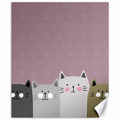 Cute Cats Canvas 8  X 10 