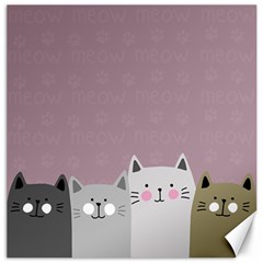 Cute Cats Canvas 12  X 12  by Valentinaart