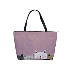 Cute Cats Classic Shoulder Handbag by Valentinaart