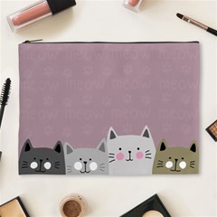 Cute Cats Cosmetic Bag (xl) by Valentinaart