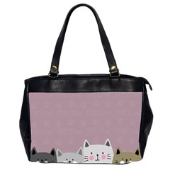 Cute Cats Oversize Office Handbag (2 Sides) by Valentinaart