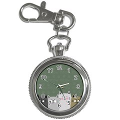 Cute Cats Key Chain Watches by Valentinaart