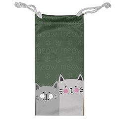 Cute Cats Jewelry Bag by Valentinaart