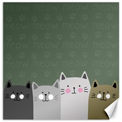 Cute Cats Canvas 16  X 16  by Valentinaart