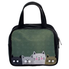 Cute Cats Classic Handbag (two Sides) by Valentinaart