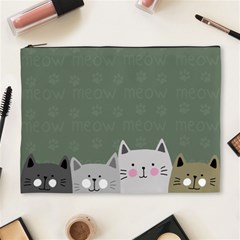 Cute Cats Cosmetic Bag (xl) by Valentinaart