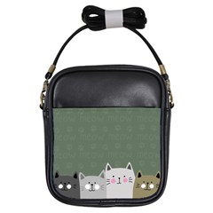 Cute Cats Girls Sling Bag by Valentinaart