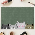 Cute Cats Cosmetic Bag (XXL) Back