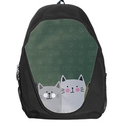 Cute Cats Backpack Bag by Valentinaart