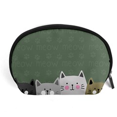 Cute Cats Accessory Pouch (large) by Valentinaart