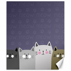 Cute Cats Canvas 20  X 24  by Valentinaart