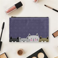 Cute Cats Cosmetic Bag (medium) by Valentinaart