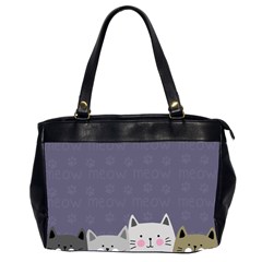 Cute Cats Oversize Office Handbag (2 Sides) by Valentinaart