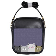 Cute Cats Girls Sling Bag by Valentinaart