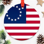 Betsy Ross flag Ornament (Round) Front