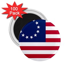 Betsy Ross Flag 2 25  Magnets (100 Pack)  by Valentinaart