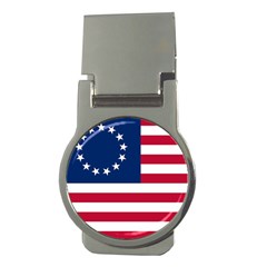 Betsy Ross Flag Money Clips (round)  by Valentinaart