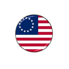 Betsy Ross Flag Hat Clip Ball Marker (4 Pack) by Valentinaart