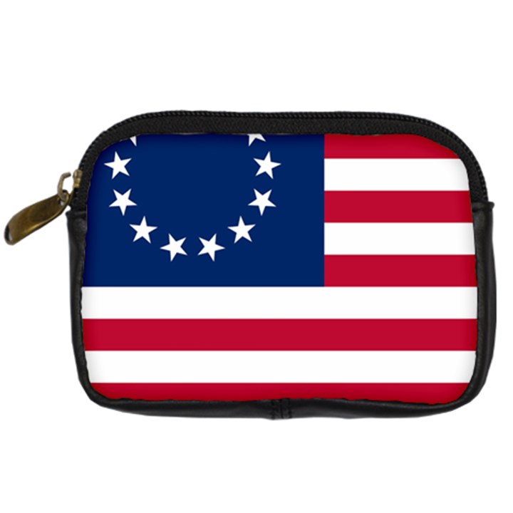 Betsy Ross flag Digital Camera Leather Case