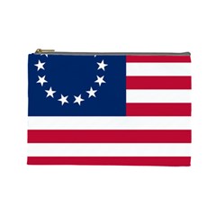 Betsy Ross Flag Cosmetic Bag (large) by Valentinaart