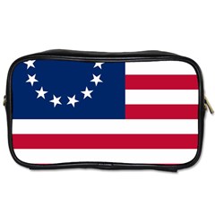 Betsy Ross Flag Toiletries Bag (one Side) by Valentinaart