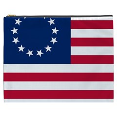 Betsy Ross Flag Cosmetic Bag (xxxl) by Valentinaart