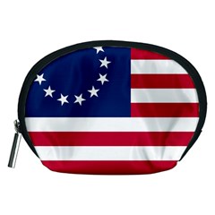 Betsy Ross Flag Accessory Pouch (medium) by Valentinaart