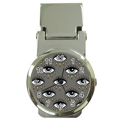 Eyes Pattern Money Clip Watches