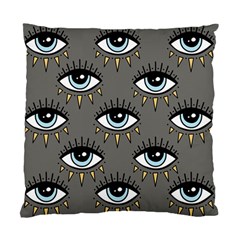 Eyes Pattern Standard Cushion Case (one Side) by Valentinaart