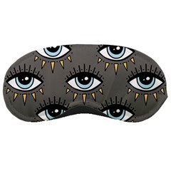 Eyes Pattern Sleeping Mask by Valentinaart