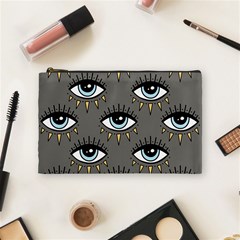 Eyes Pattern Cosmetic Bag (medium)