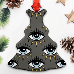 Eyes Pattern Ornament (christmas Tree) 