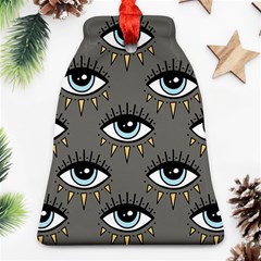 Eyes Pattern Bell Ornament (two Sides)