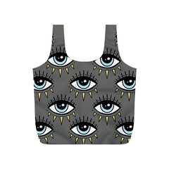 Eyes Pattern Full Print Recycle Bag (s) by Valentinaart